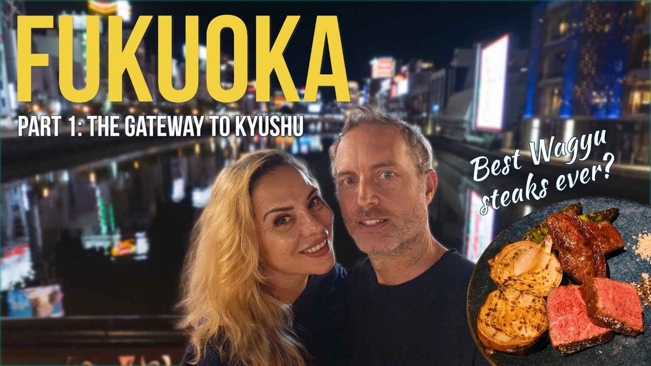 🌃 Fukuoka, Part 1: Hakata Station, Steak Dinner & Round 1! 🎮🥩