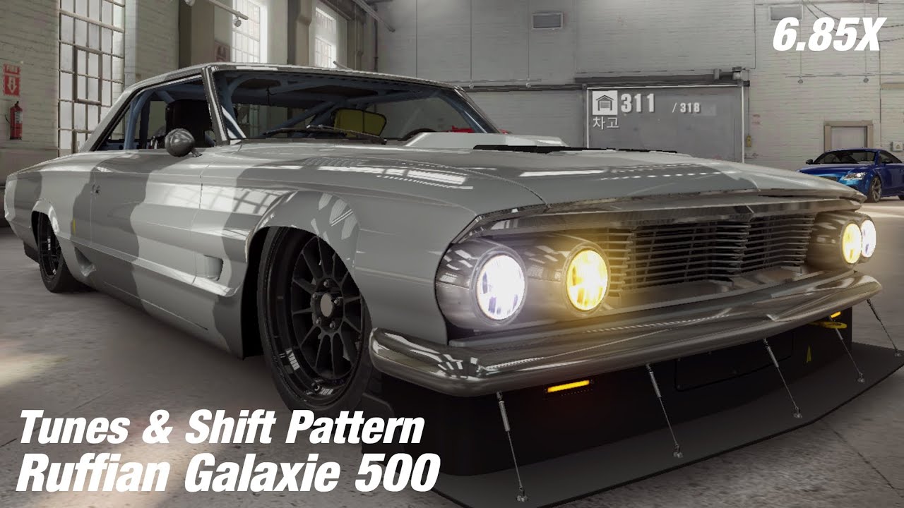 CSR2 | Ruffian Galaxie 500 • tune & shift pattern • 6.85X