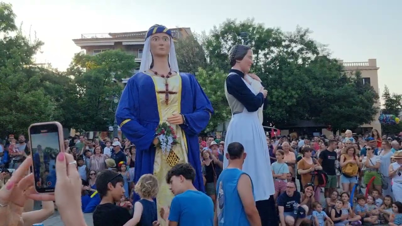Trobada de gegants en Sant Cugat del Vallès 2025