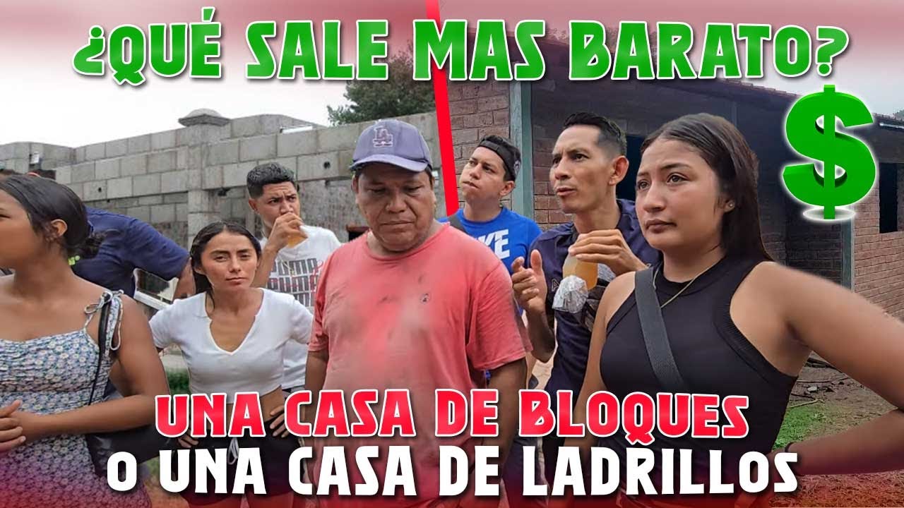 Comparando precios de construcción en El Salvador. Sale mas barato construir con este material 💵