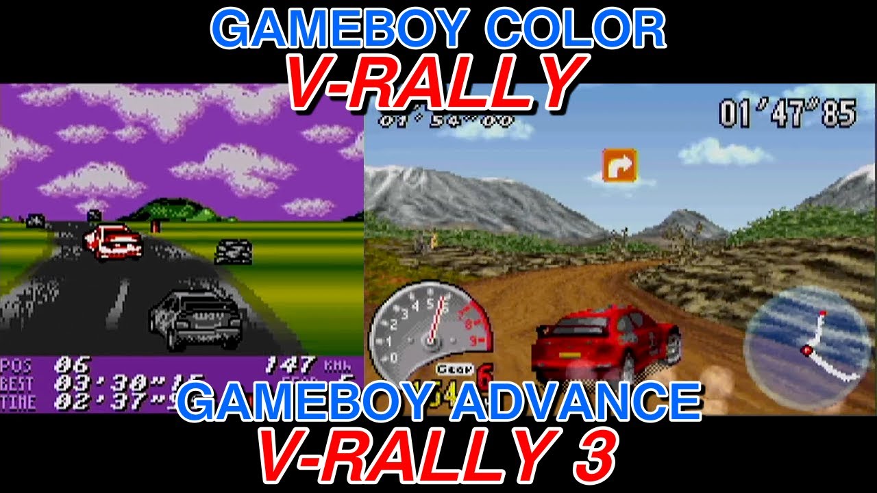 [GBC] V-Rally・[GBA] V-Rally3の紹介 VD-devの技術力