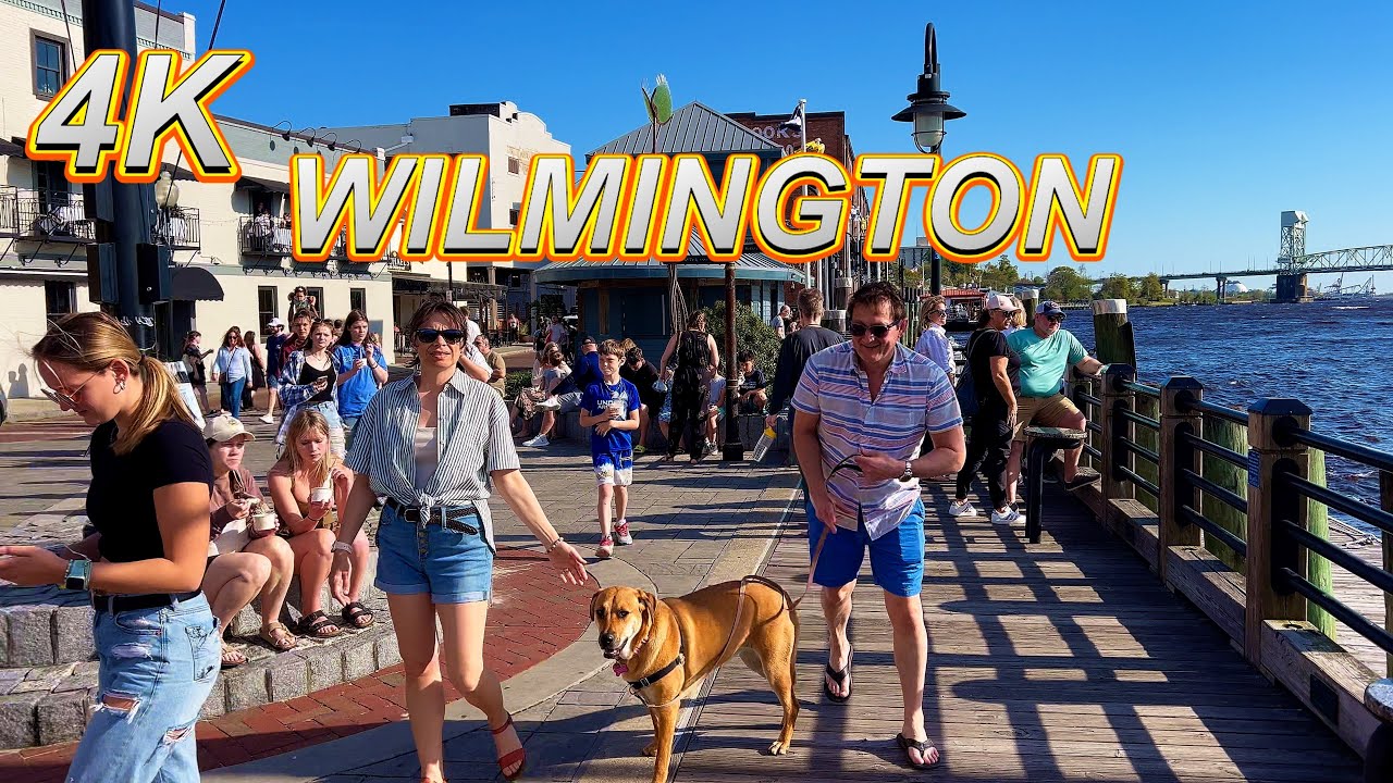 Wilmington Walk on a Beautiful Day Part 3/3, South Carolina 4K