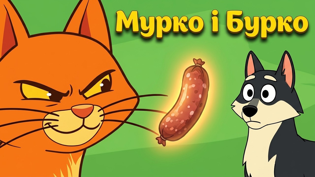 Мультфільм «Мурко і Бурко» — казка Івана Франка