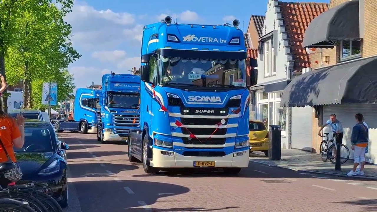 Truckersrit Hoeksewaard 2025 koningsdag Oud-Beijerland
