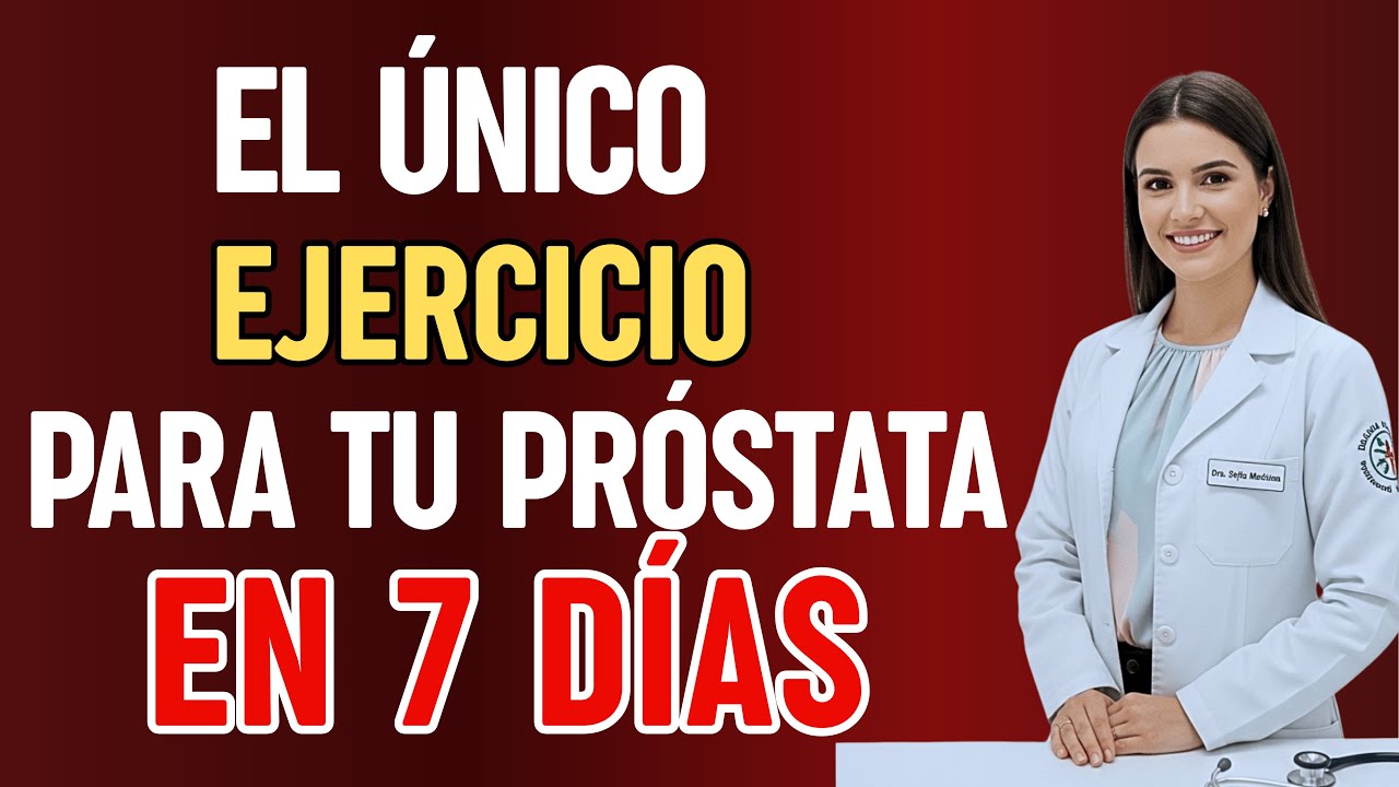 EL ÚNICO EJERCICIO QUE REDUCE EL TAMAÑO DE TU PRÓSTATA - COMPROBADO POR URÓLOGA