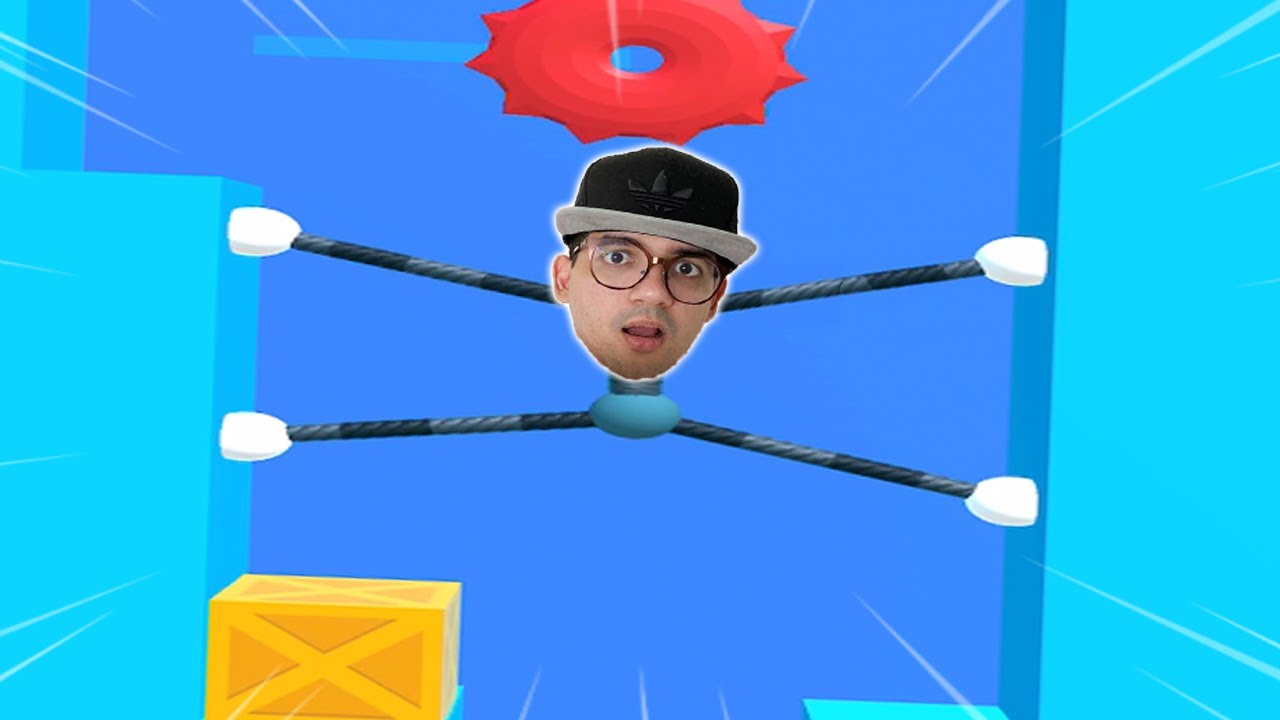 VIREI UM BONECO PALITO DE ELÁSTICO GRUDENTO!!! (jogos de celular)