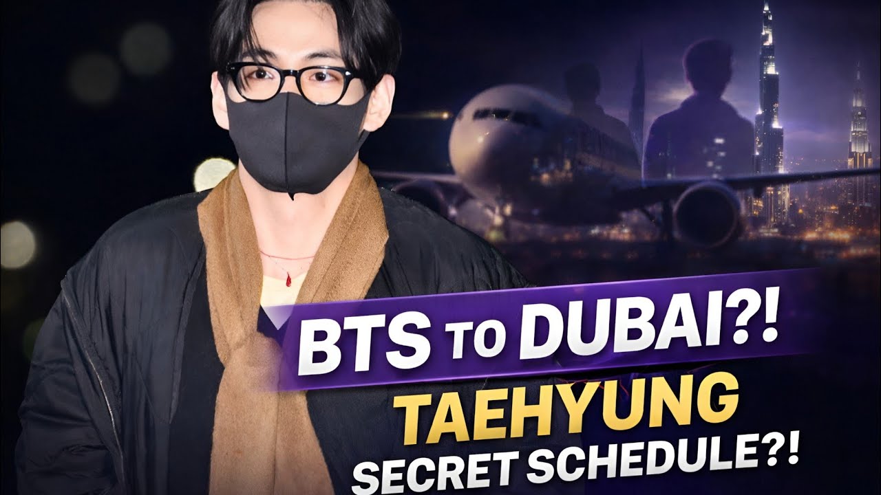 BTS Внезапно Летят в Дубай — Секретное Зарубежное Расписание Тэхёна Вызывает Панику У Фанатов По?!