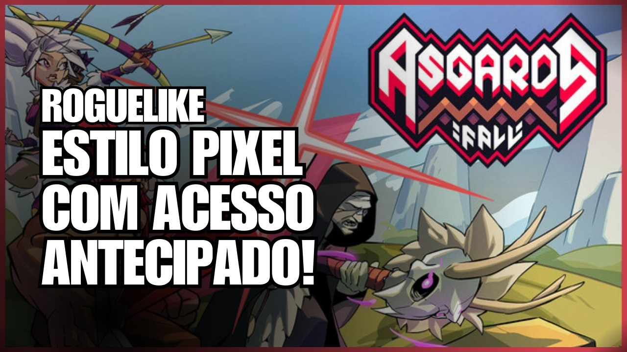 Roguelike estilo PIXEL com Tema Nórdico e ACESSO ANTECIPADO! Asgards Fall