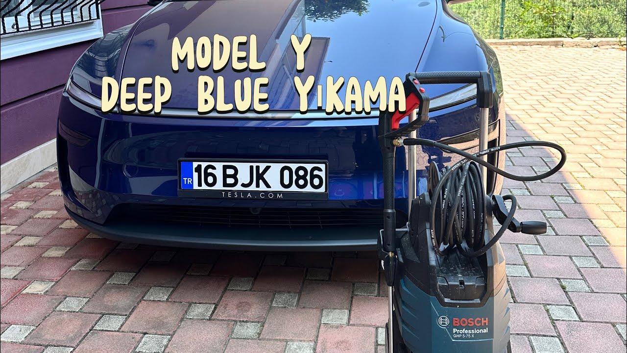 Bosch 5-75x ile Tesla Model Y Yıkama
