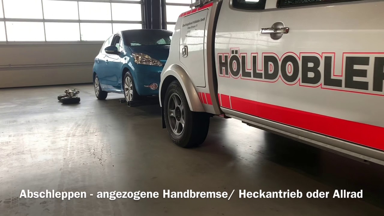 ➡️HOW TO: Falschparker Abschleppen mit angezogener Handbremse