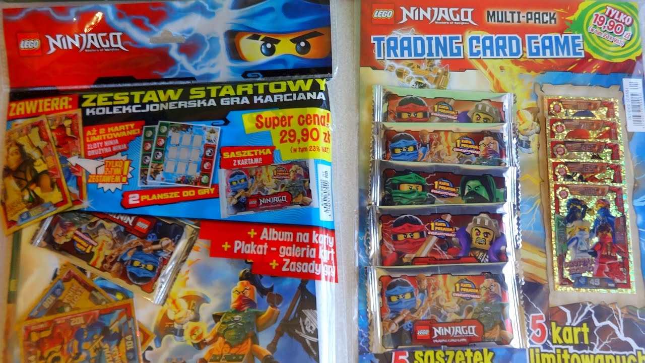 Lego Ninjago Series 1 TCG Binder Mega Starter Set + Multi-Pack + Limited Edition Card Opening Karty