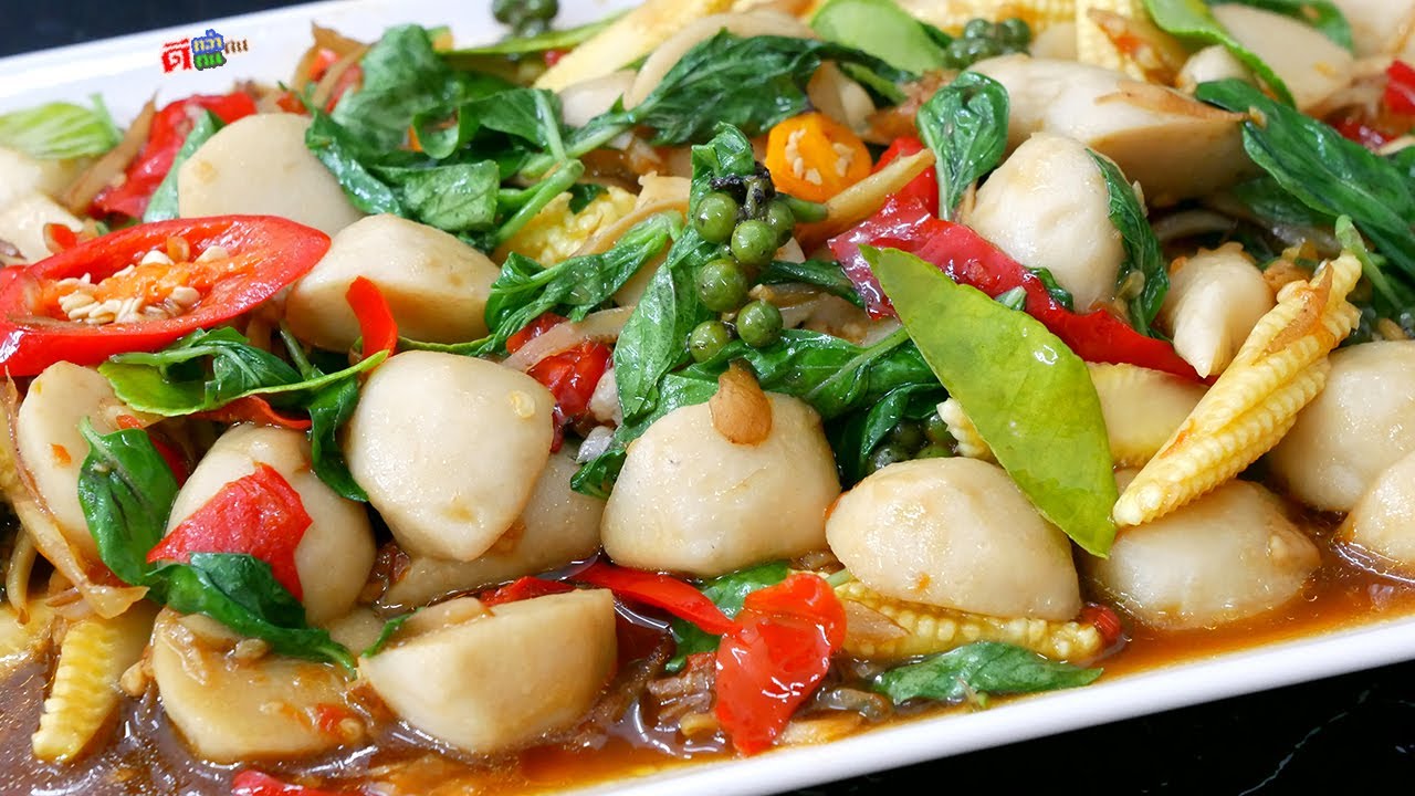 ผัดฉ่าลูกชิ้นปลา วิธีผัดให้เผ็ดร้อน แซ่บ อร่อยถึงใจ