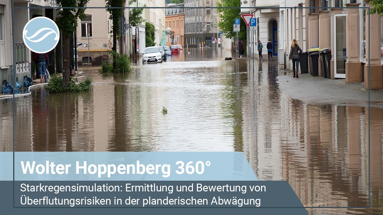 Starkregensimulation - Wolter Hoppenberg 360°