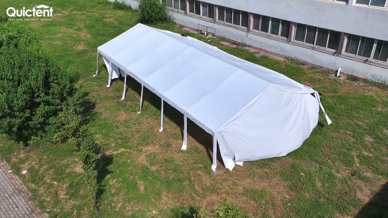 How to Assemble Quictent 20x40 Flame Retardant Frame Tent | Step-by-Step for Weddings & Events