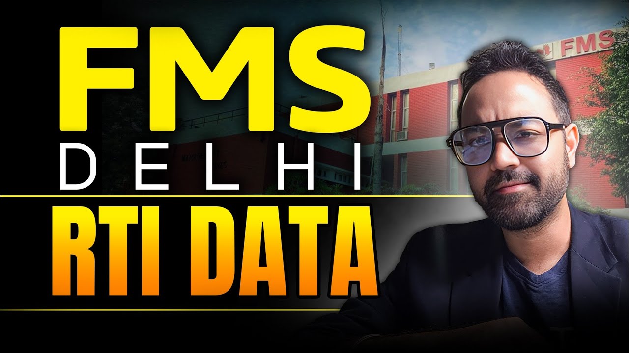 Why FMS Delhi Is The Dream Bschool In India? | Highest Package 1.23cr | RTI Data | MBA From FMS