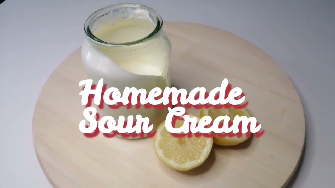Homemade Sour Cream /Σπιτική Ξινόκρεμα