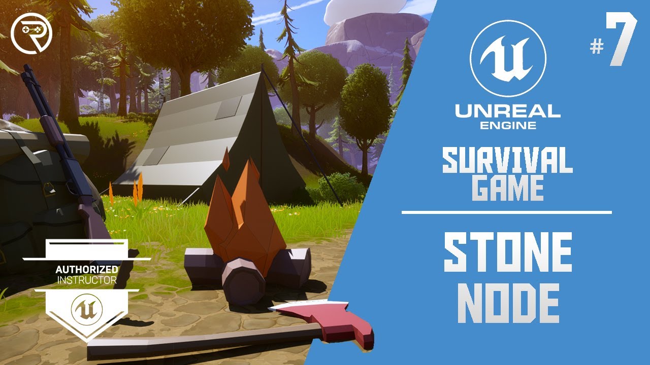 Unreal Engine 5 Tutorial - Survival Game Part 7: Stone Node
