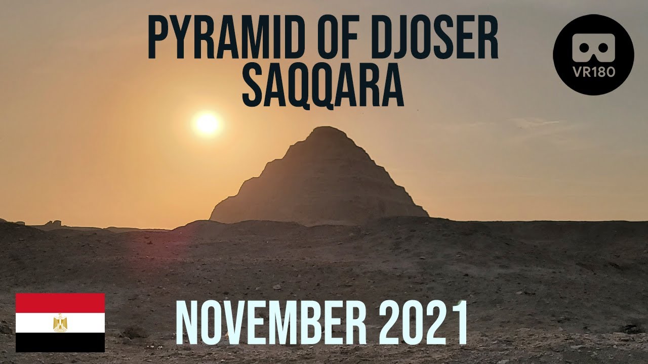 Pyramid of Djoser - Saqqara Necropolis VR180 8K 60fps (Egypt)