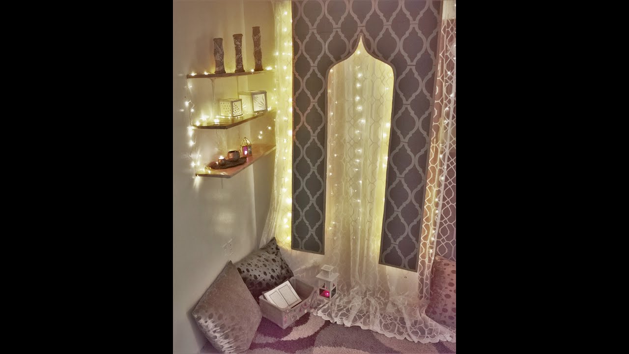 ركن الصلاة في البيت., افكار بسيطة هتغير احساس الصلاة في البيت How to make prayer corner