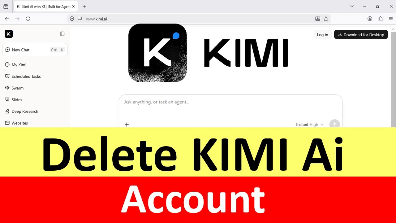 How to Delete Kimi AI Account?