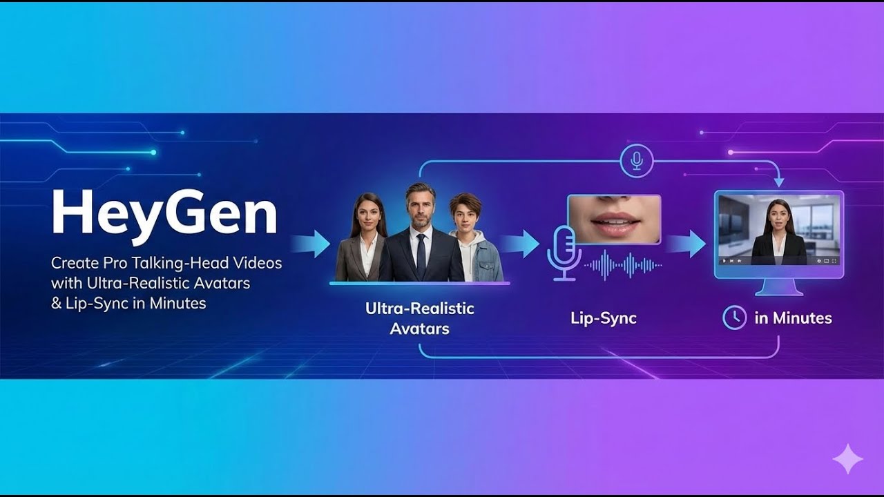 HeyGen – Создавайте профессиональные видеоролики с говорящей головой, используя ультрареалистичны...