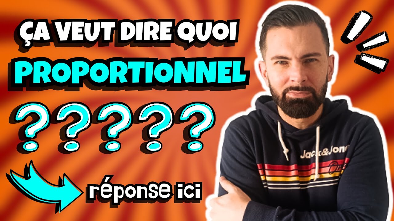 PROPORTIONNALITÉ et TABLEAU DE PROPORTIONNALITÉ - 5ème