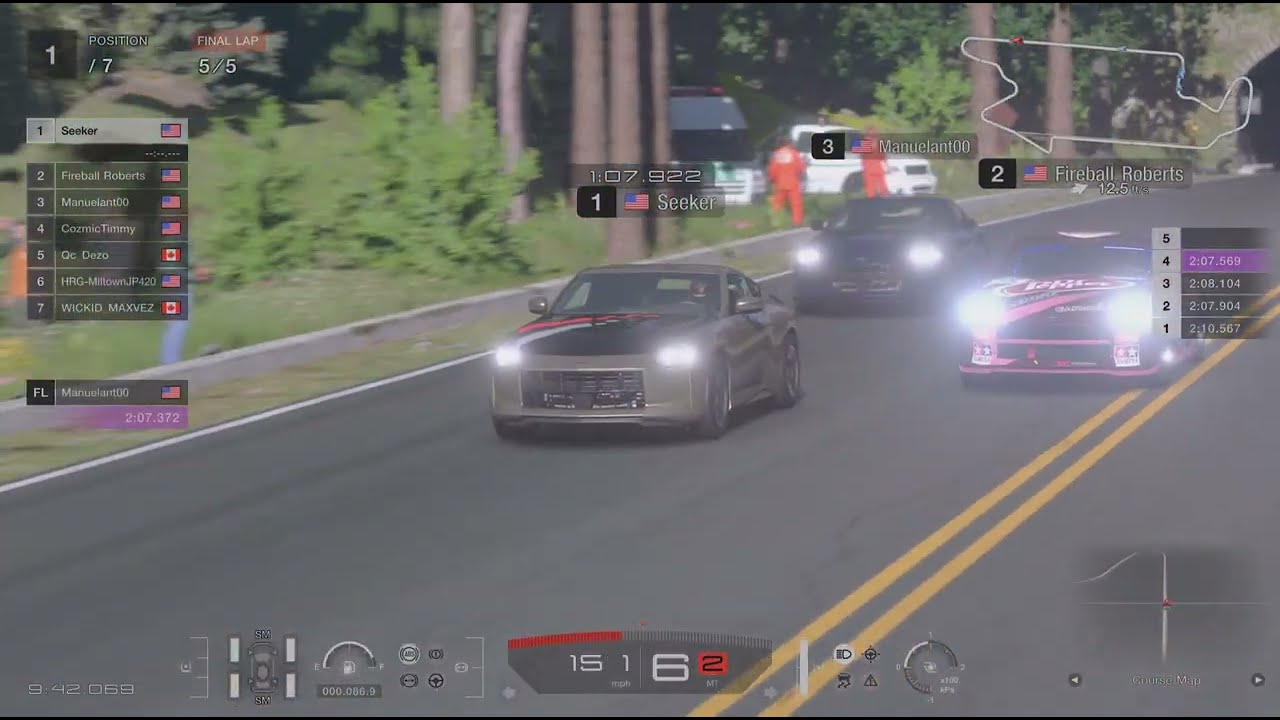 Gran Turismo 7 / Daily Race A / Trial Mt / Last Lap Race Ruined