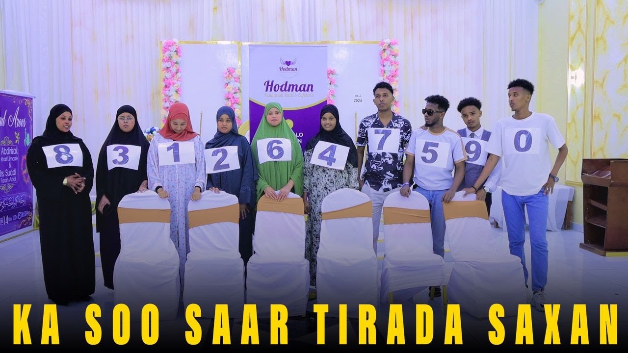SIDA SAXDA AH U FARIISTA NUMBERADA AAN IDIIN YEERIYO KASOO SAARA TIRADA SAXAN