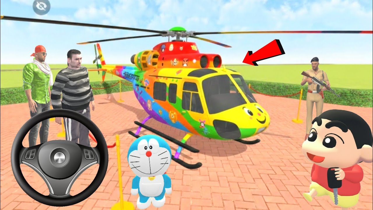 Franklin purchase new helicopter 🚁 in Indian Theft auto simulator