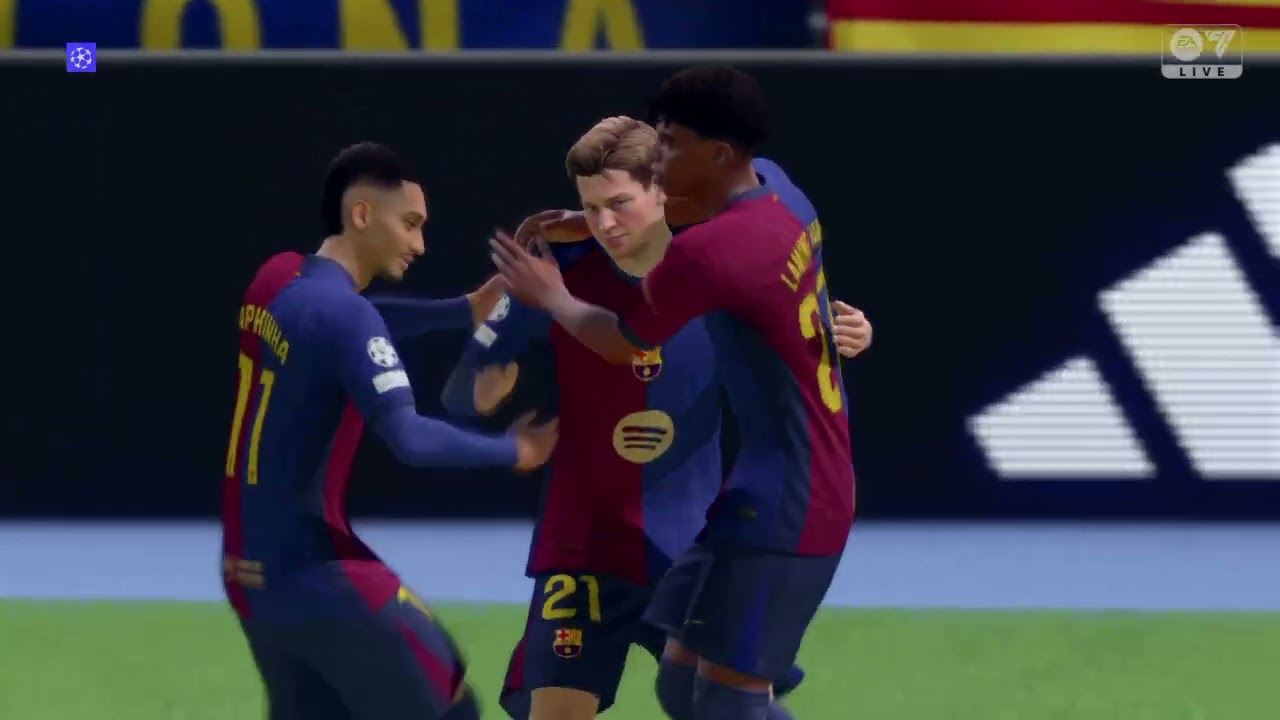 FC Barcelona vs FC Copenhagen | UCL Goal Show! 🔥⚡ | 5–2 Victory for Barcelona |EA SPORTS FC 25 | PS4