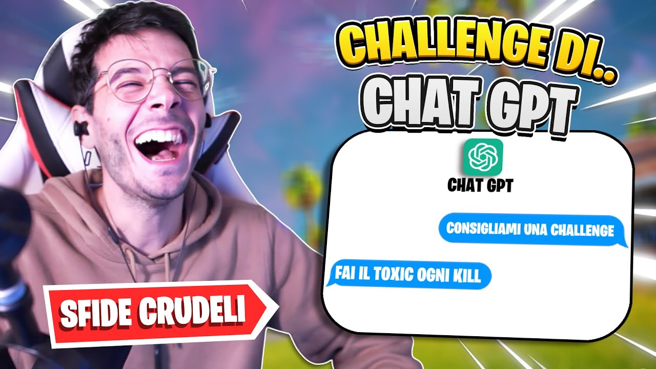ChatGPT mi da CHALLENGE TOXIC da Fare! Fortnite ITA #fortnite #fortniteita #smi_ii