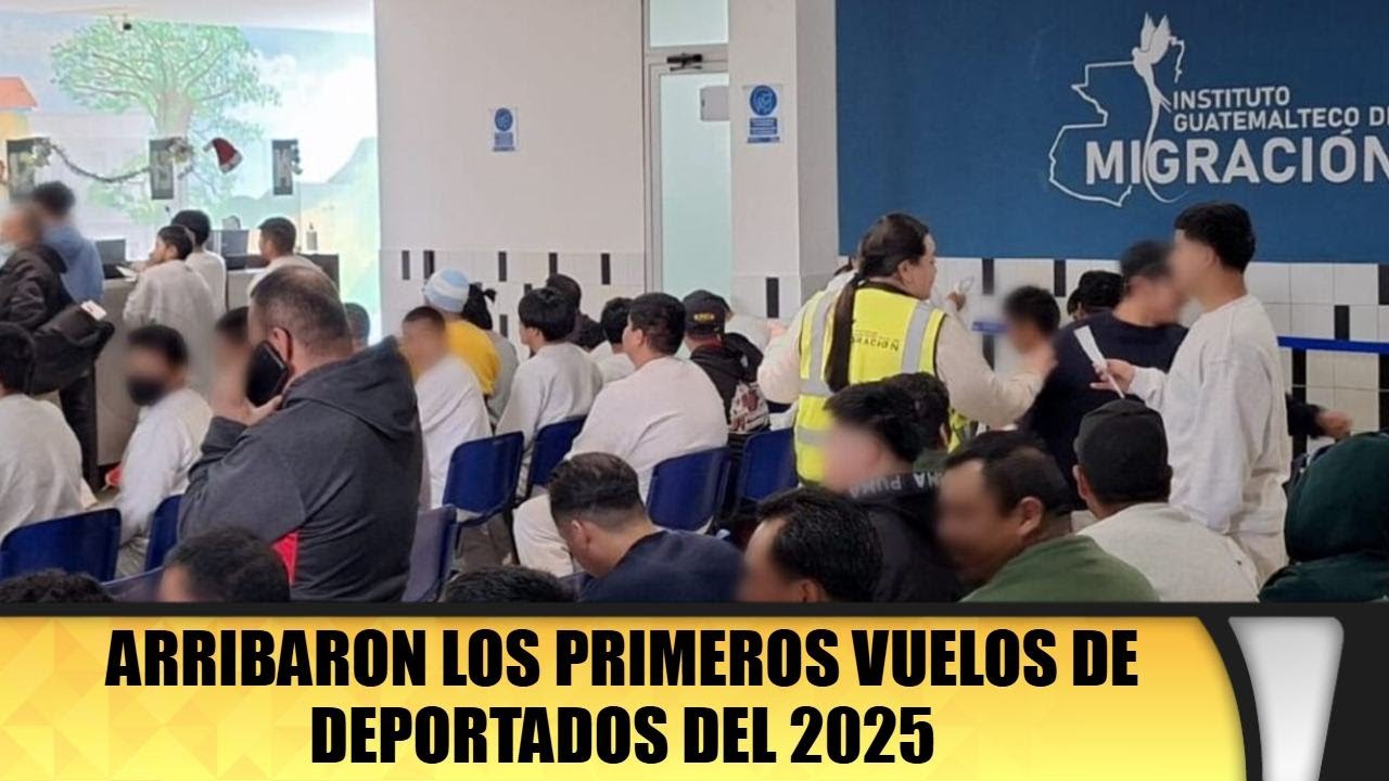 Arribaron los primeros vuelos de deportados del 2025