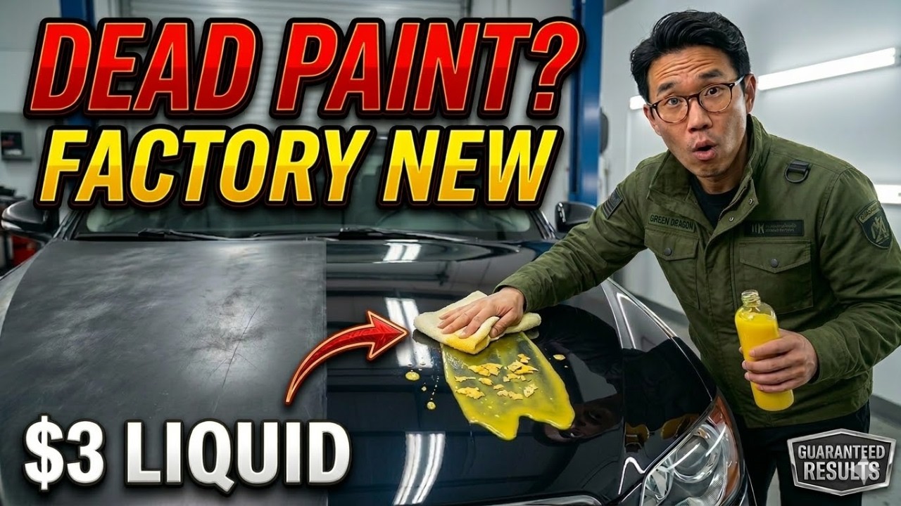 $3 Liquid Makes DEAD CAR PAINT Look FACTORY NEW &mdash; PERMANENTLY. Auto Industry BURIED This Secret.