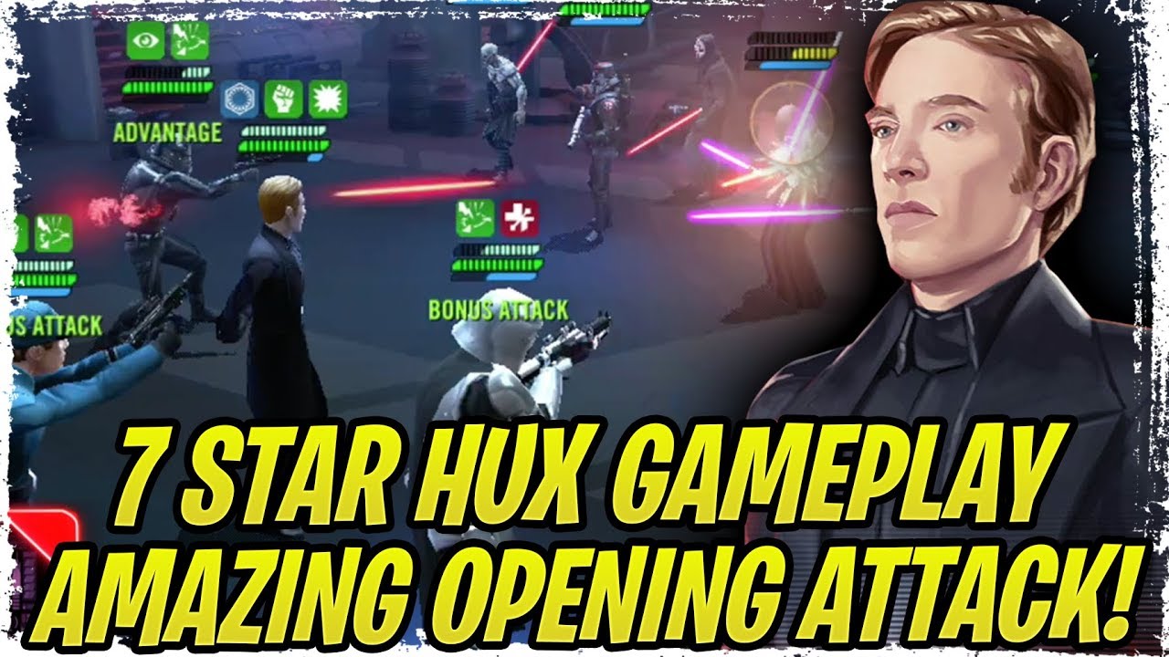 7 Star General Hux Gameplay! Awesome First Order Officer Strategy for Ultimate Opening Attack!