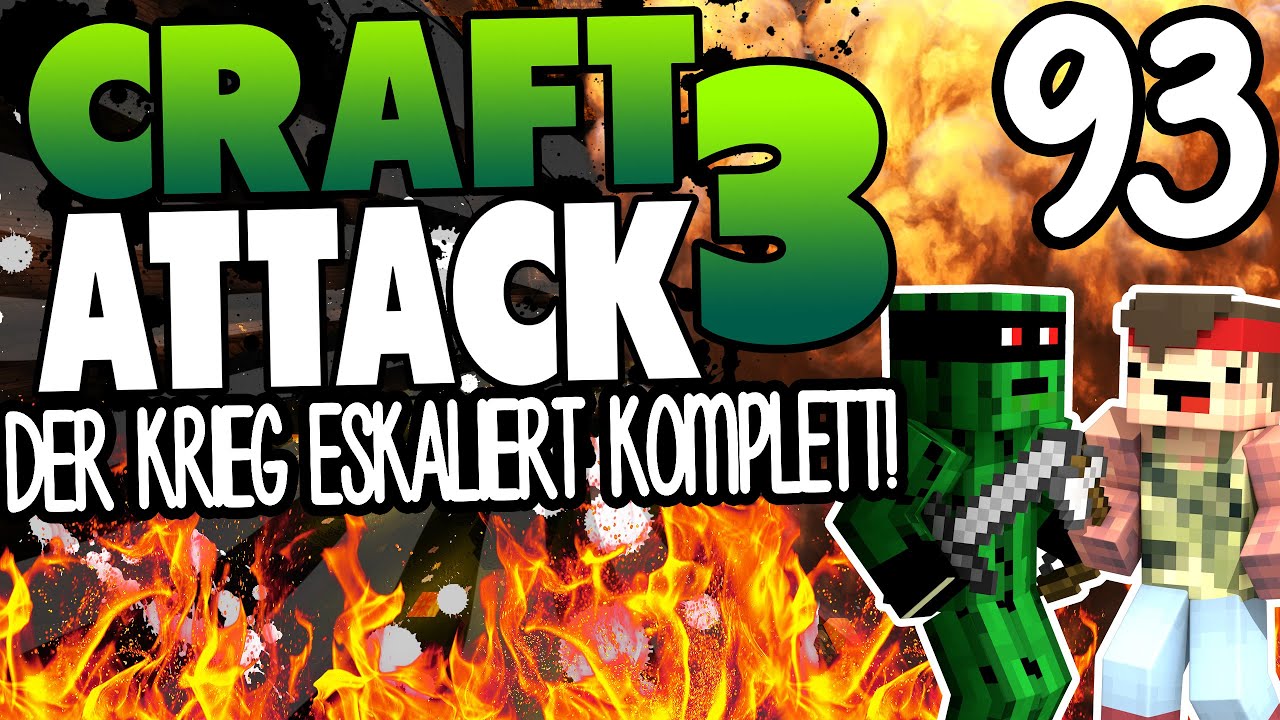 KRIEG ZWISCHEN REWI & PETRIT ESKALIERT TOTAL! - CRAFT ATTACK 3#93 | GAMERSTIME