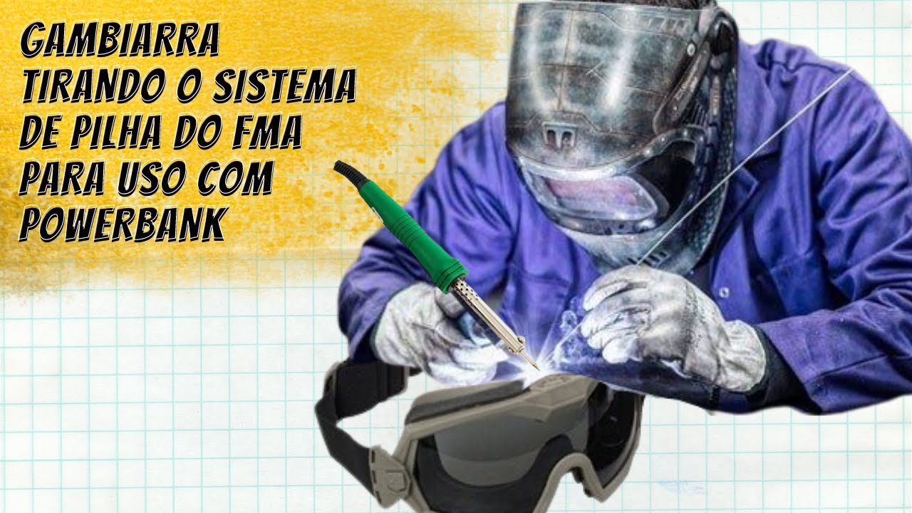 Gambiarra - Tirando o sistema de Pilha do FMA para uso com PowerBank