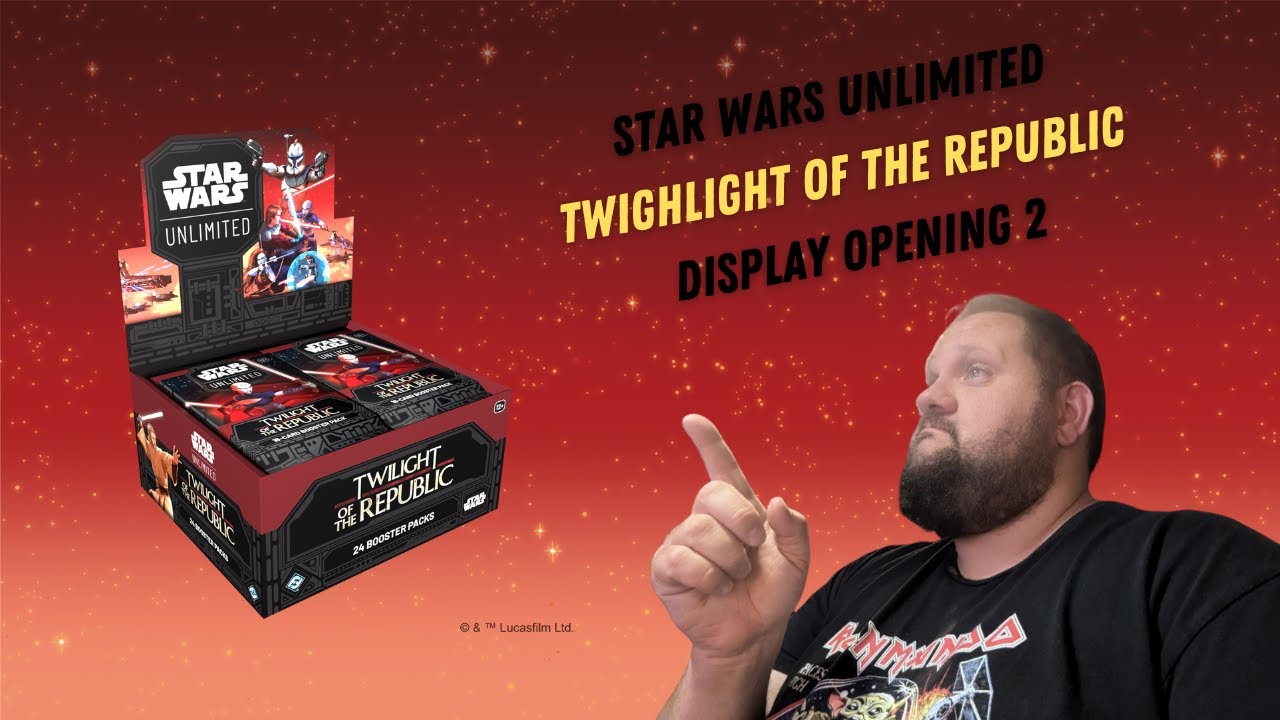 Star Wars Unlimited | Twilight of the Republik | Display Opening 2/6 | Can i find a Showcase?