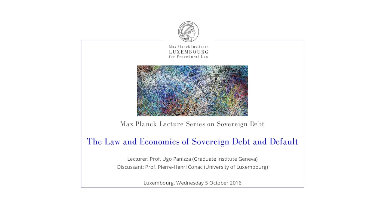 The Law and Economics of Sovereign Debt and Default - 5 Oct 2016