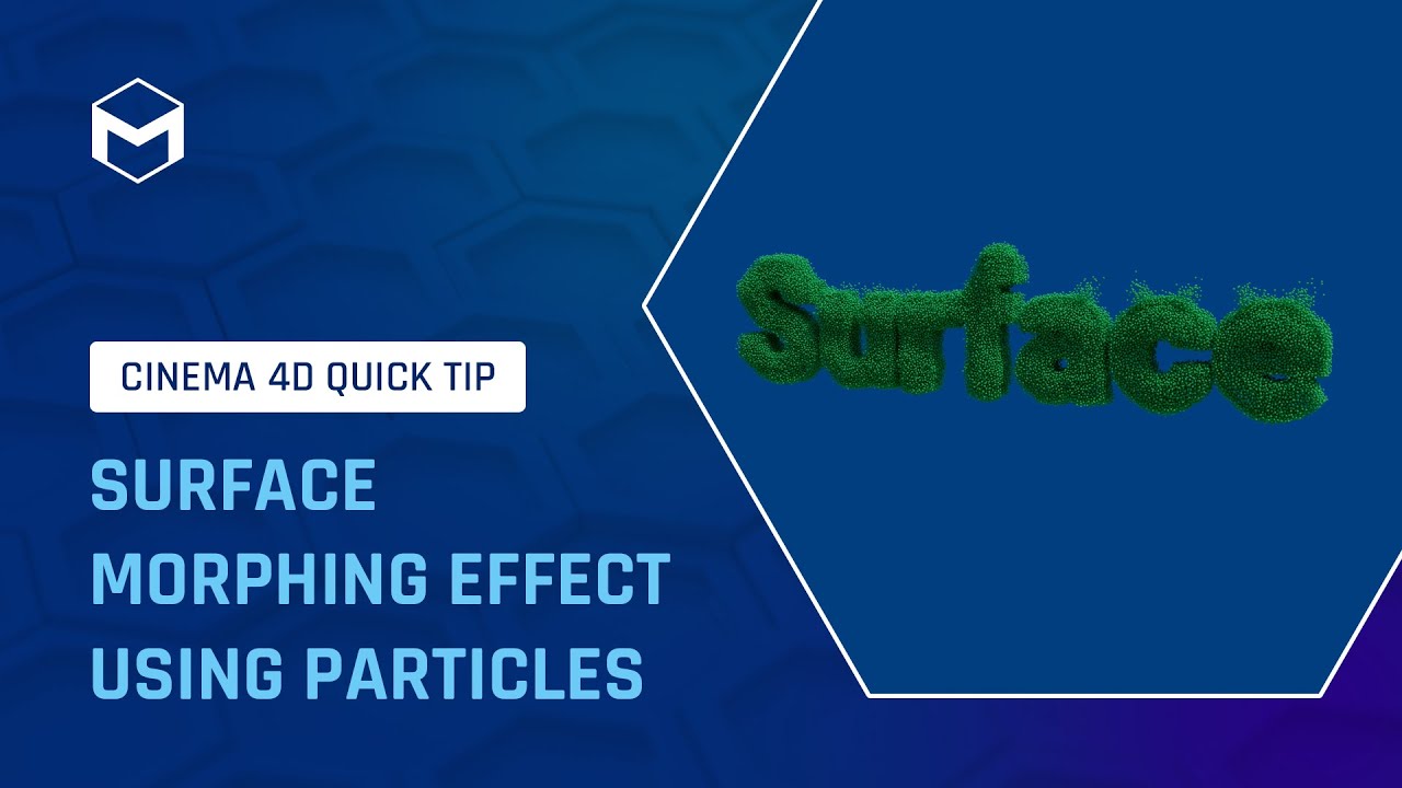 #C4DQuickTip 147: Эффект морфинга поверхности с помощью частиц в Cinema 4D