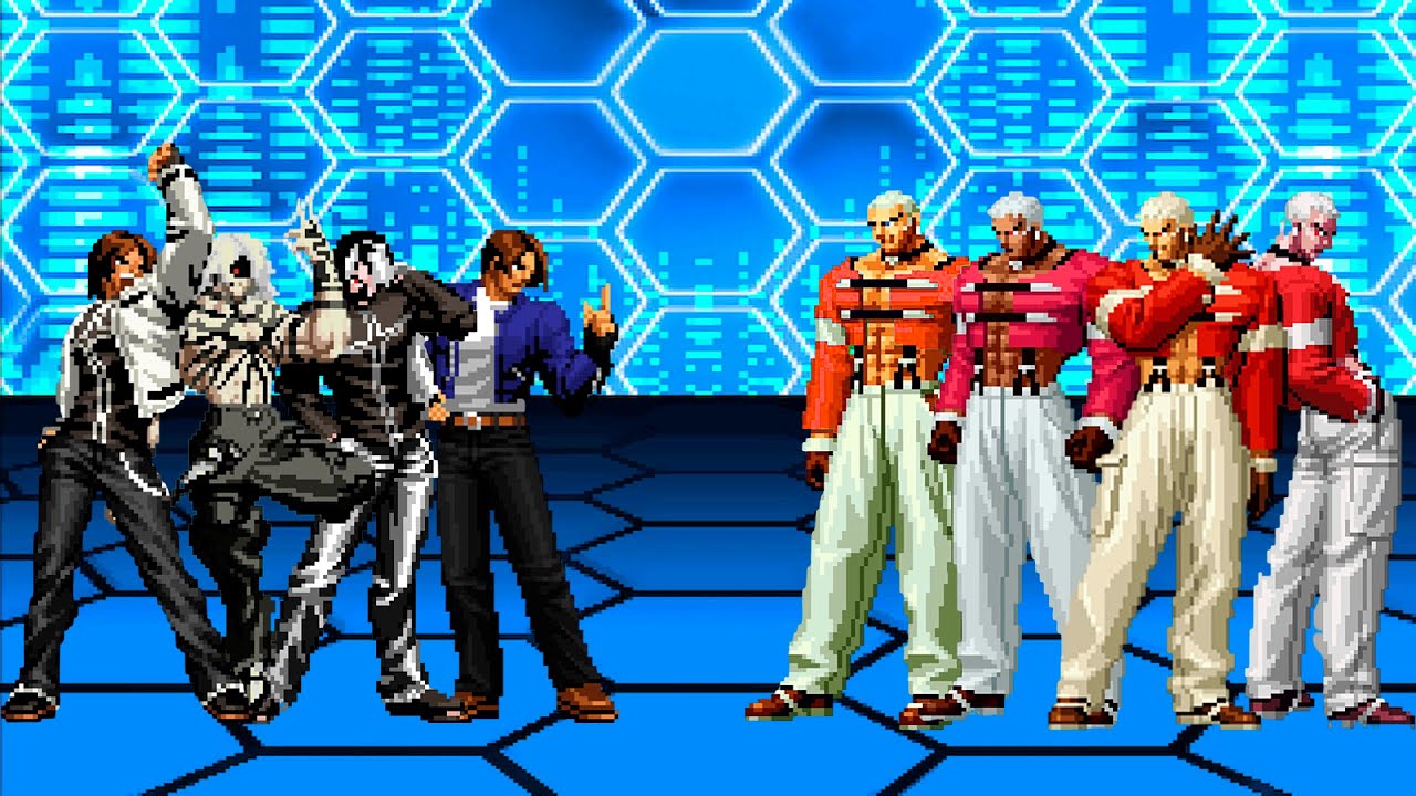 [KOF Mugen] Kyo Kusanagi Team vs Yashiro Nanakase Team