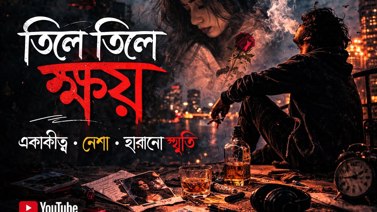 “তিলে তিলে ক্ষয় – একাকীত্ব ও হারানো প্রেমের গান  | Bangla Sad Song 2026”#BanglaSadSong #song 