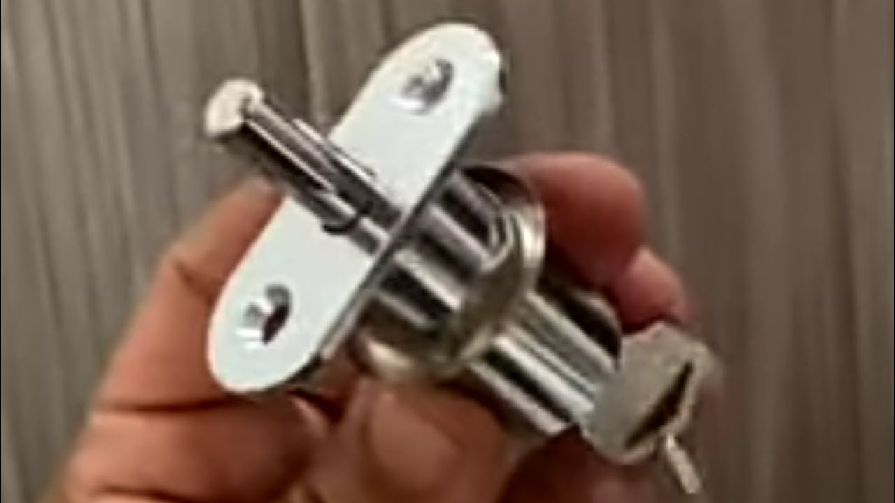 Instalación chapa pasador para closets