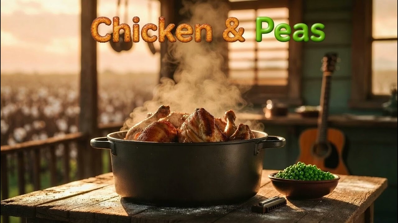 You hungry ? Chicken & Peas - Blues Rock.