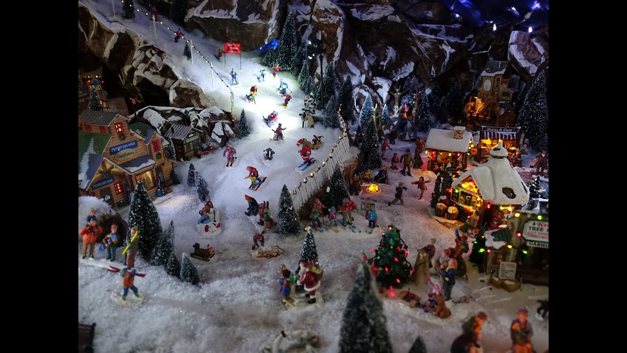 NOUVEAU Village de noël 2015 LEMAX CHRISTMAS TRAIN