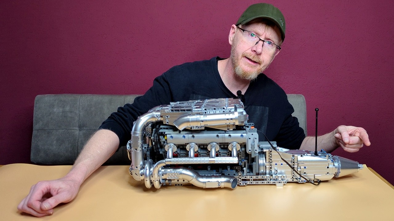 Mould King  10168  - V8 TwinTurbo Engine- Review