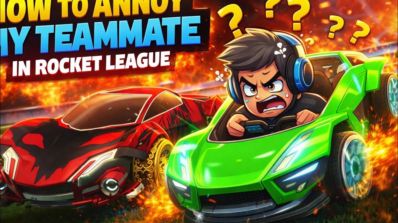 how to irritate my teammate in Rocket League