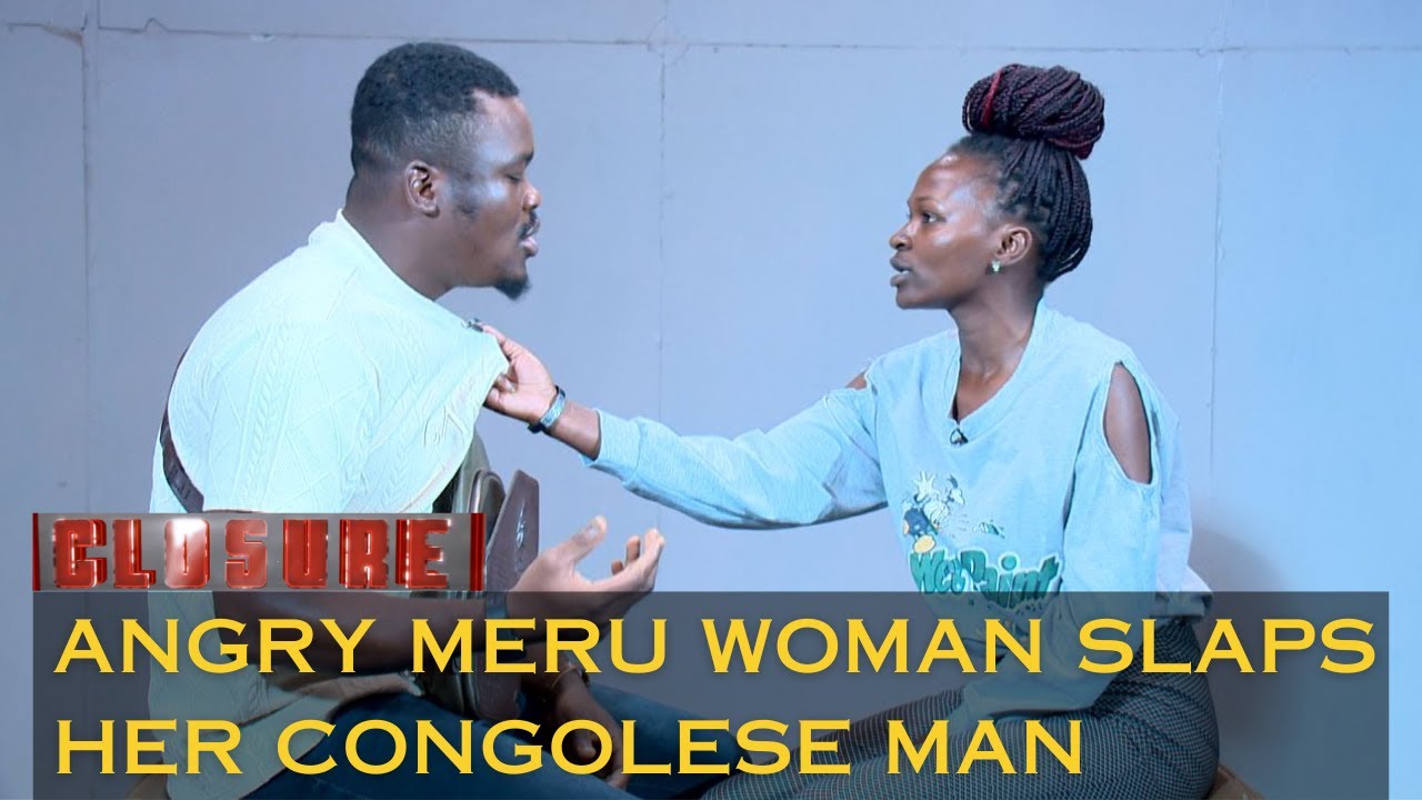 NITAKUSLAP KIJANA! Ujue Me Ni Mmeru; Congolese Man Receives Hot Slaps From His Meru Girlfriend