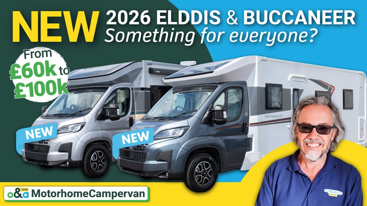 ПЕРВЫЙ ВЗГЛЯД! Новая линейка автодомов ELDDIS 2026 года, а также люксовый бренд BUCCANEER