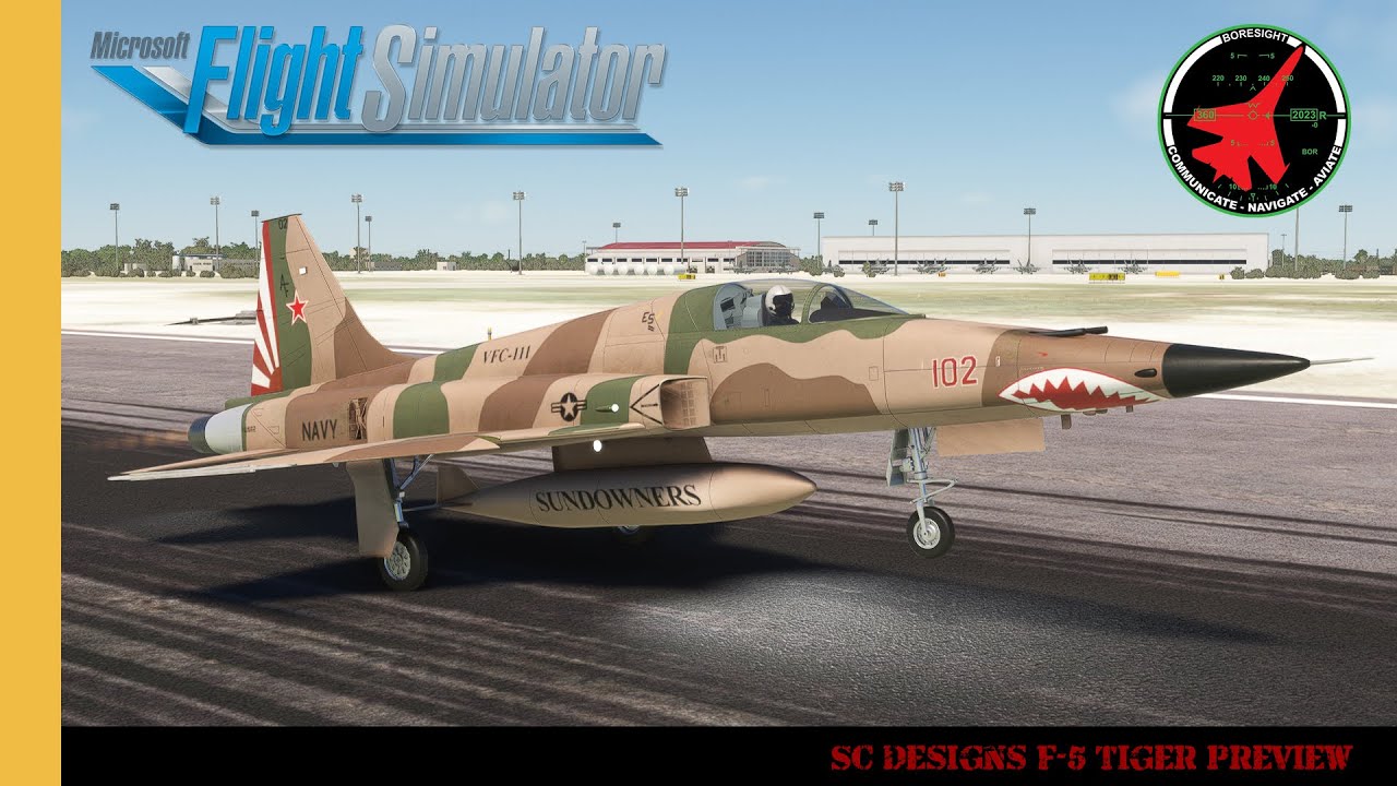SC Designs F-5 Tiger II Preview | Tiger II | DACT | MSFS | Microsoft Flight Simulator
