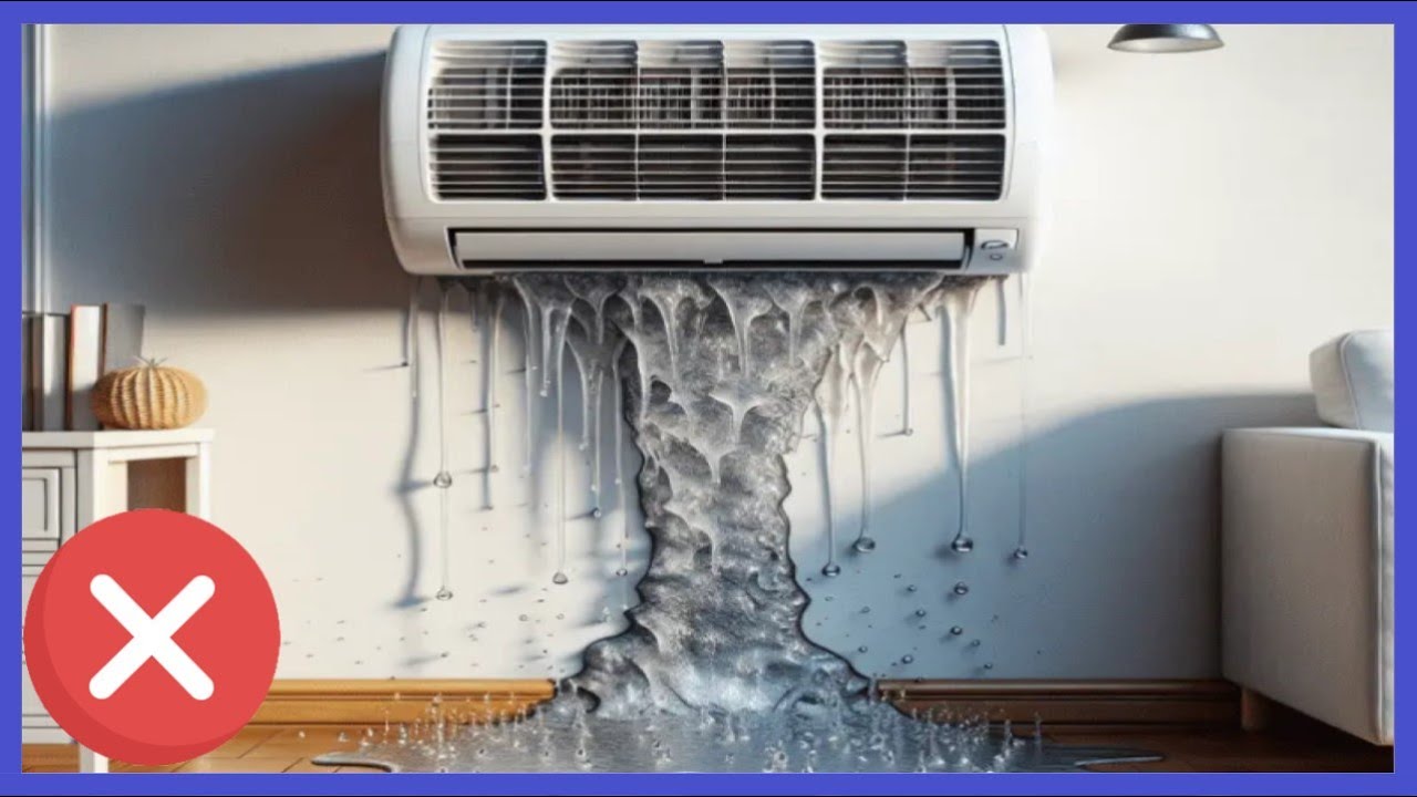 ✅ Mi aire acondicionado tira agua por delante #aireacondicionado #comohacer  #electricidad #tips